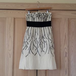 Banana Republic Linen Strapless Dress